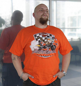 Майка Orange 2 Harley Davidson