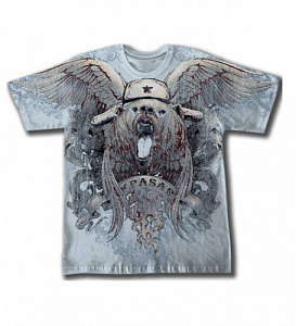 Футболка Krasar двухсторонняя Медведь крылатый