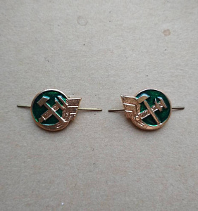 Петлицы БелЖД металлические 