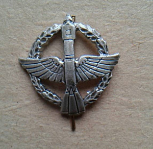 Эмблема петлица Космических войск Тип 1