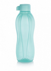 Эко-бутылка Tupperware (0.5 л) с клапаном голубая