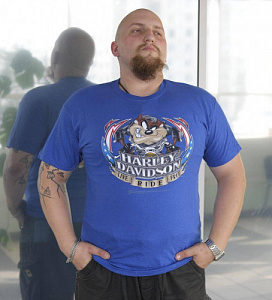 Майка Blue Harley Davidson
