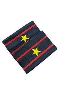 Фальш-погоны МЧС нового образца чёрные майор