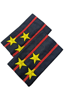 Фальш-погоны МЧС нового образца чёрные полковник