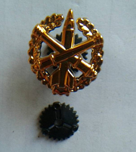 Эмблема петлица Артиллерии Тип 1 П/А золото