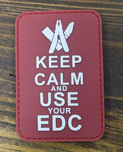Патч "Keep calm and use your EDC"