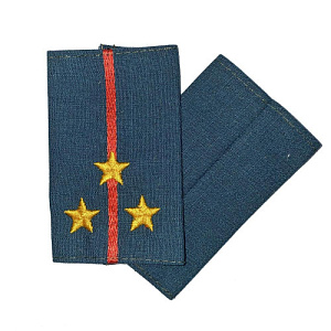 Фальш-погоны МЧС Старший Лейтенант, вышитые