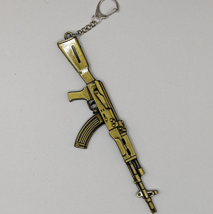 Брелок АК-47 золото