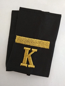 Фальшпогоны курсанта академии МВД РБ. Ефрейтор, вышивка