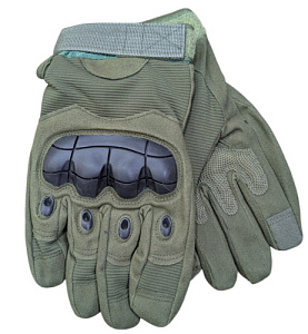 Перчатки тактические со вставками на подкладке Olive