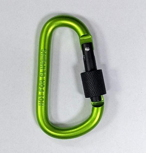 Карабин алюминиевый Салатовый