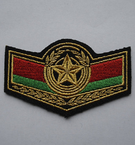 Уголок сержанта ВВ МВД вышитый