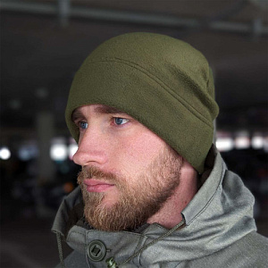 Шапка флисовая Olive