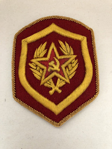 Нарукавный знак (шеврон) РПК СССР с эмблемой мотострелковых войск