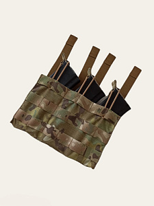 Подсумок тройной открытый Multicam