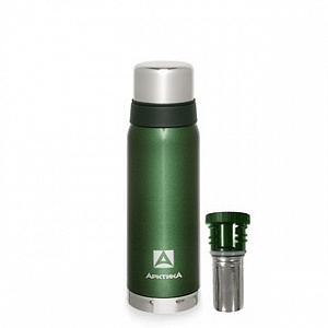 Термос Арктика 106-500С ситечко (зелёный)