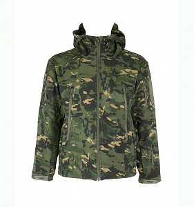 Куртка Оперативник Shark Skin Soft Shell на толстом флисе Tropic MTP