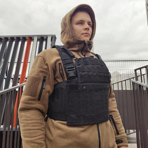 Разгрузочный жилет MOLLE Ларга ВСО (black)