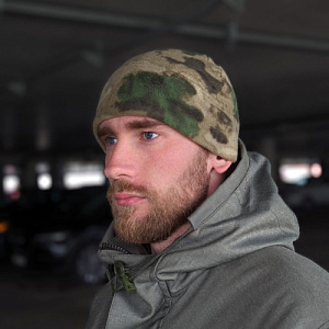 Шапка флисовая Мох