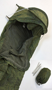 Мешок бивуачный с чехлом маскировочный цвет Цифра