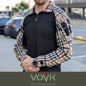 Рубашка тактическая VOЎK Бежевая