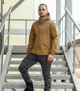 Куртка Оперативник Shark Skin Soft Shell Coyote