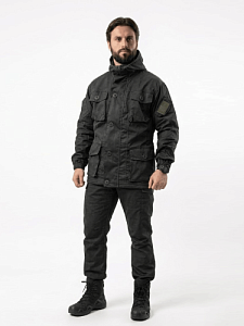 Горка 8 (-5) с отстёгивающейся флисовой подстёжкой Black