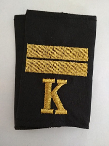 Фальшпогоны курсанта академии МВД РБ. Младший сержант, вышивка