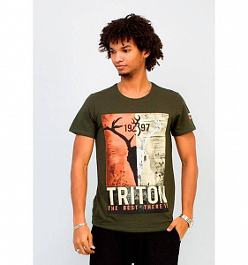 ФУТБОЛКА "HUNTING" 8158 Triton Green Sand