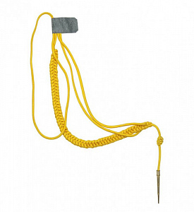 Аксельбант офицерский с 1 наконечником шёлк