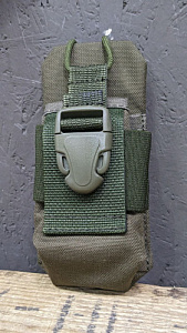 Подсумок под рацию открытый на фастексе Olive