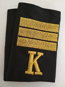 Фальшпогоны курсанта академии МВД РБ. Сержант, вышивка