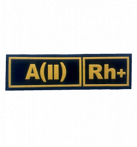  Шеврон A(II)Rh+ пластизол