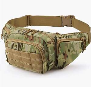 Сумка поясная тактическая 5 отделений Multicam