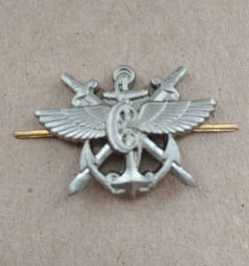 Эмблема-петлица ВОСО тип 2 защитная алюминий