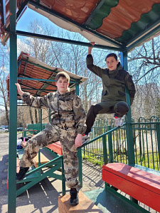 Маскхалат детский хб/пэ Grey Blot