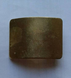 Бляха на ремень пустая