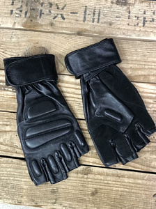 Перчатки galanteya кожаные беспалые