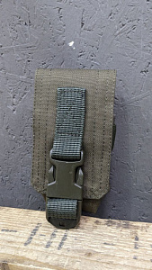 Подсумок закрытый под гранату на фастексе Olive
