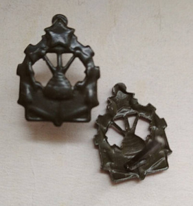 Эмблема петлица Инженерных войск СССР защитная 1шт