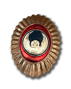 Кокарда ВОХР сова в красно-синем овале