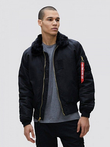 Лётная куртка зимняя (бомбер) Alpha Industries B-15 black