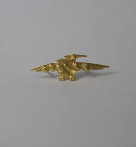 Значок "Ил - 76" золотистый