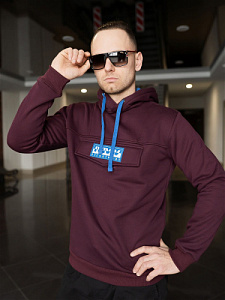 Толстовка М65 STREETWEAR на флисе purple