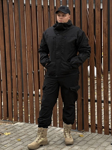 Костюм ГОРКА 5 Rip-Stop утепленная Black -5с