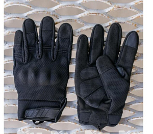 Перчатки облегченные со вставками А-30 Black