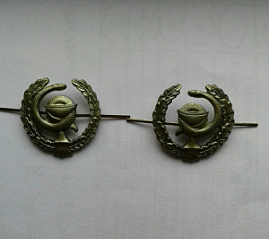 Эмблема петлица медицинская служба Тип 1 зелёный 1 шт