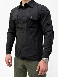 Рубаха тактическая Coolmax для жаркого климата HAN-WILD Black 