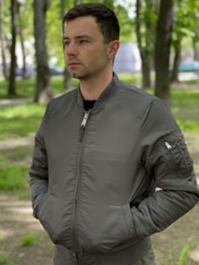 Куртка бомбер Collin jacket V/Works Replica Grey