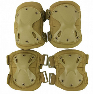 Комплект наколенники и налокотники X-form Сoyote